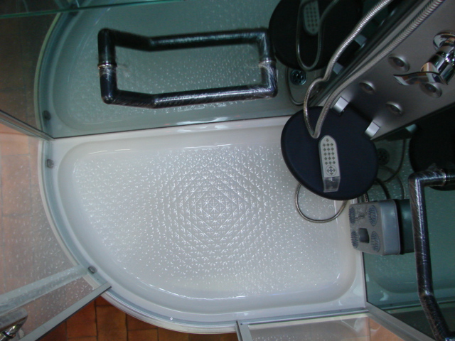 DOCCIA IDROMASSAGGIO BAGNO TURCO CM.120X80 H.215